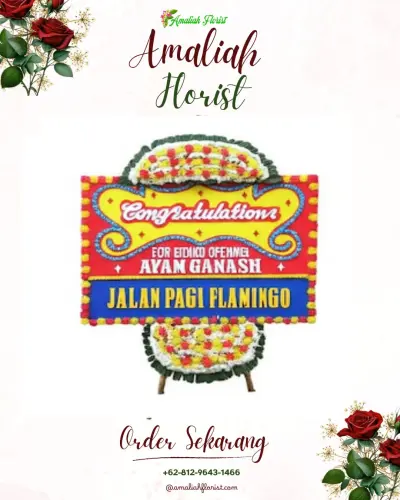 Bunga Papan Congratulation di Punggaloba